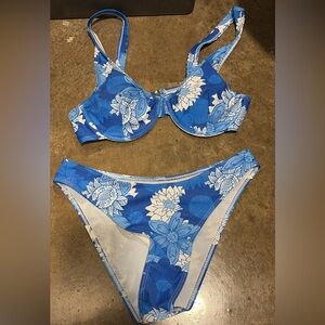 Blue bikini